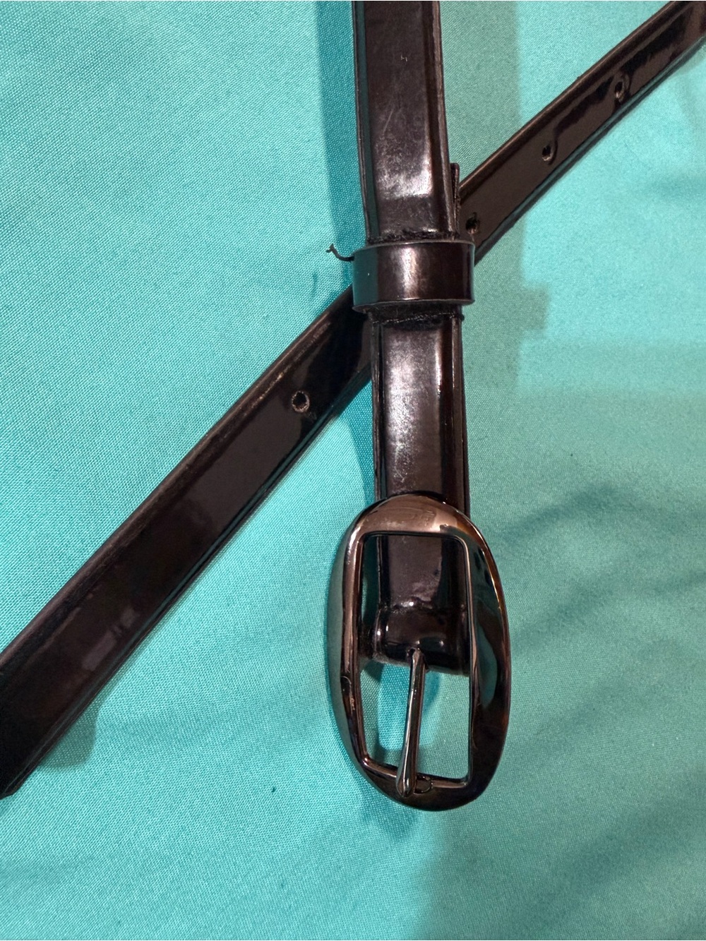 Tahari Belt with Glossy Buckle